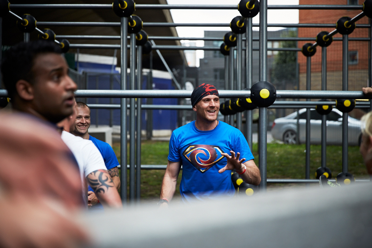 Dan Edwardes in focused training practice